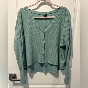 Blue/green sweater